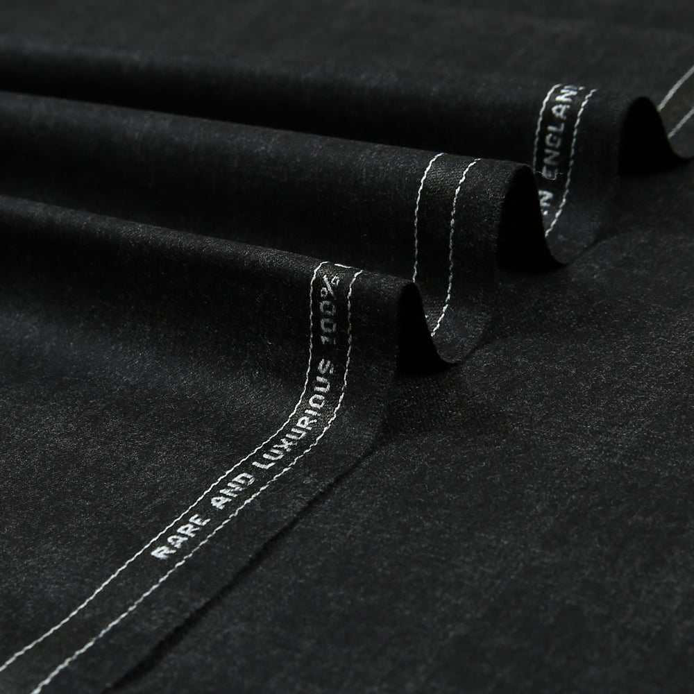 Grey Check 100% Escorial Wool