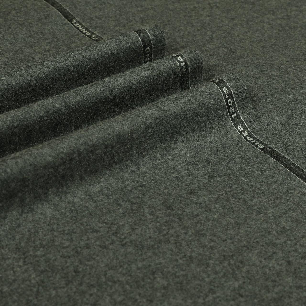 Oxbridge Flannel - Plain Suiting 100% Super 120's Wool