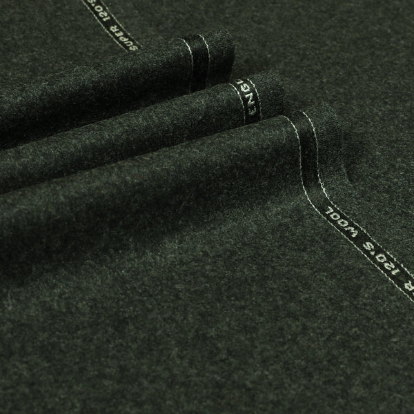 Oxbridge Flannel - Plain Suiting 100% Super 120's Wool