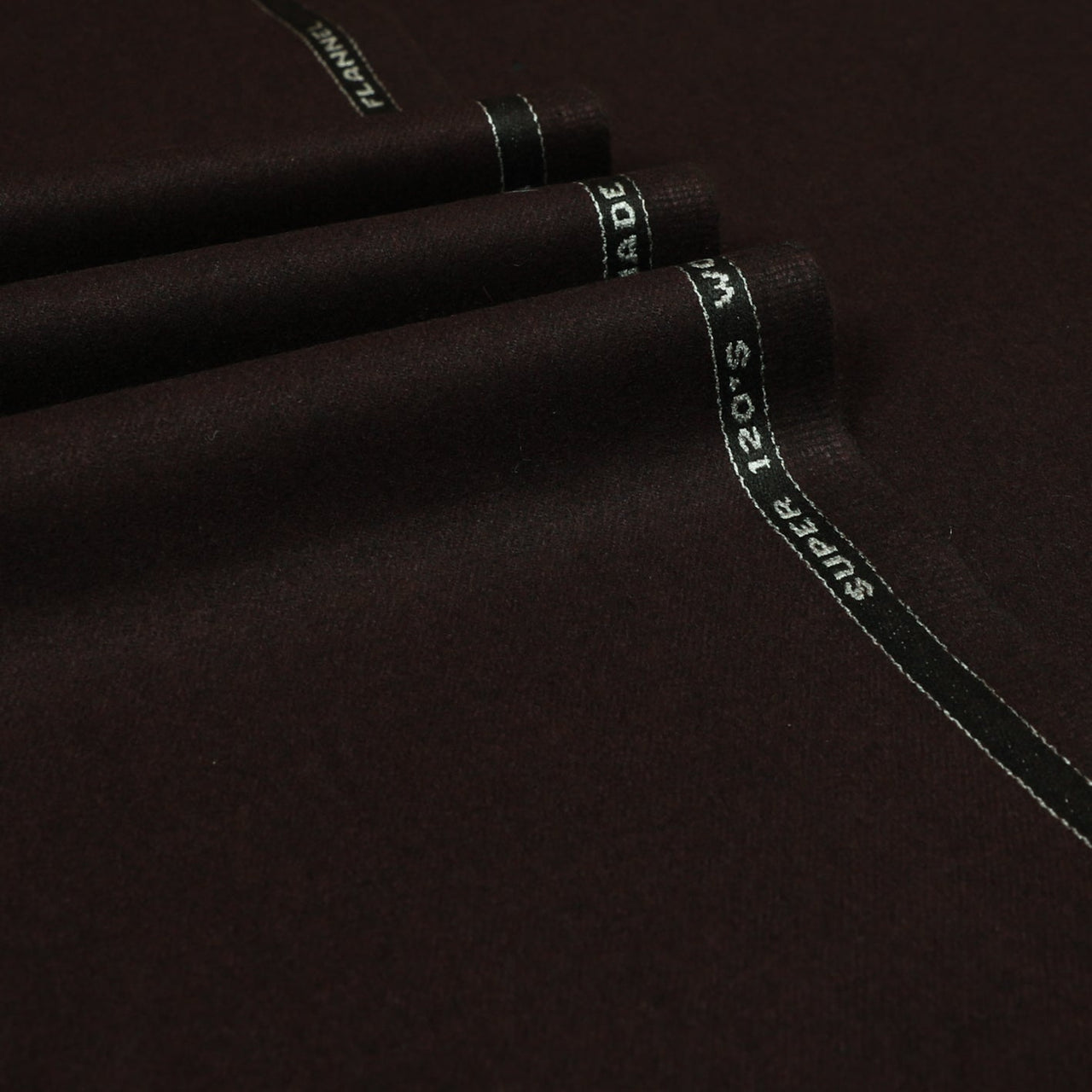 Oxbridge Flannel - Plain Suiting 100% Super 120's Wool