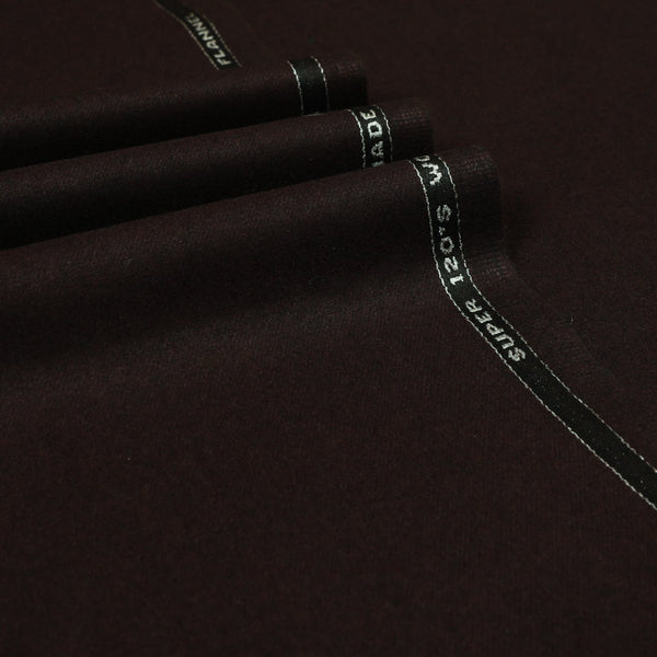 Oxbridge Flannel - Plain Suiting 100% Super 120's Wool