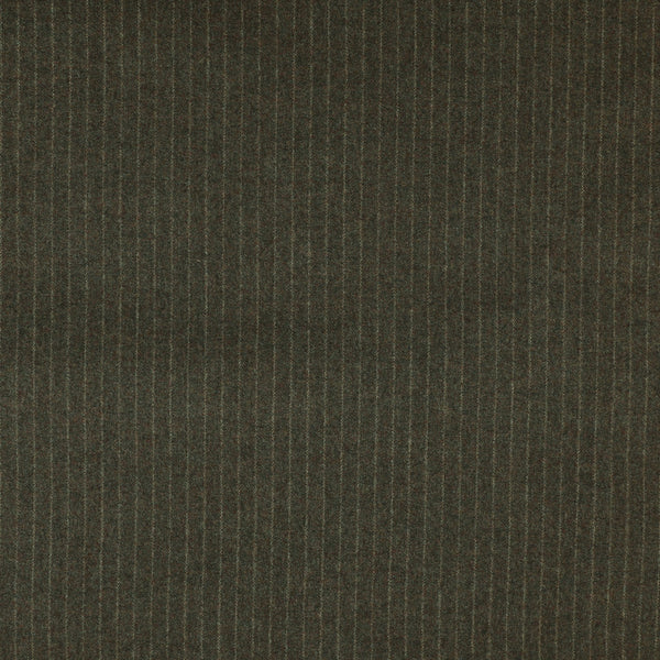 Narrow Chalk Stripe Super 120's Wool Flannel