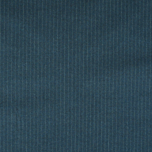 Narrow Chalk Stripe Super 120's Wool Flannel