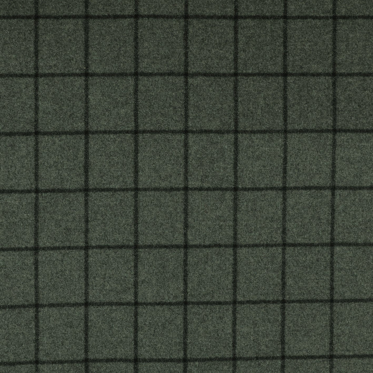 Suiting Cloth Check Super 120's Wool Flannel 