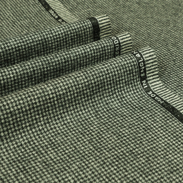 Oxbridge Flannel - Houndstooth Suiting 100% Super 120's Wool