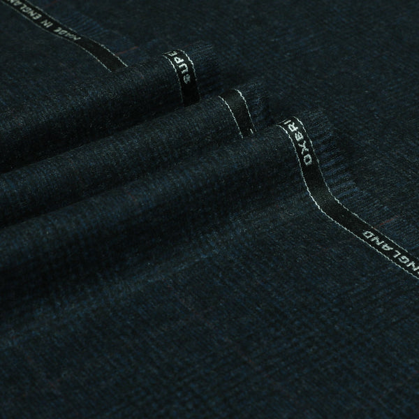 Oxbridge Flannel - Windowpane Check Suiting 100% Super 120's Wool