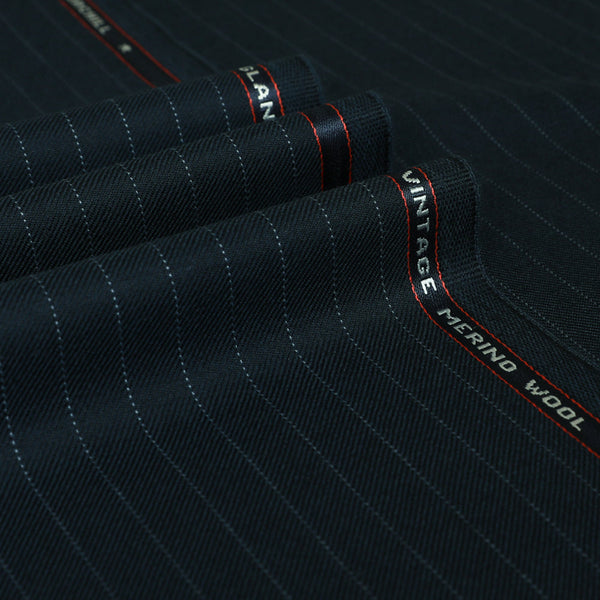 Pin Dot Stripe 100% Wool