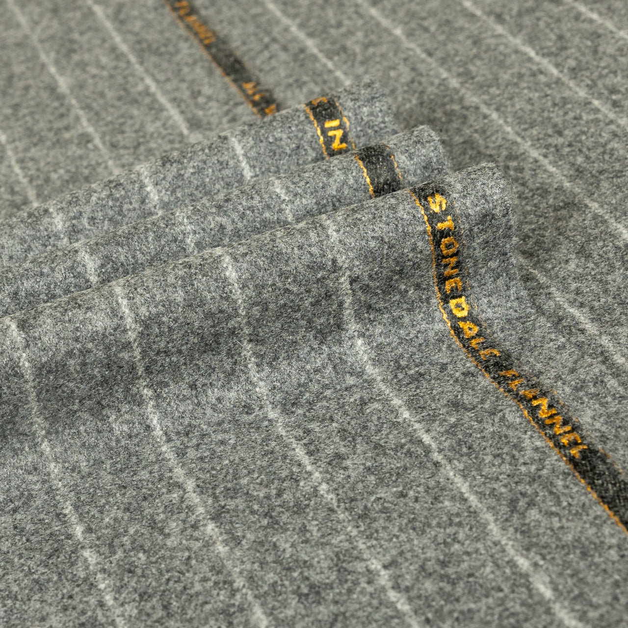 Chalk Stripe 100% RWS Wool