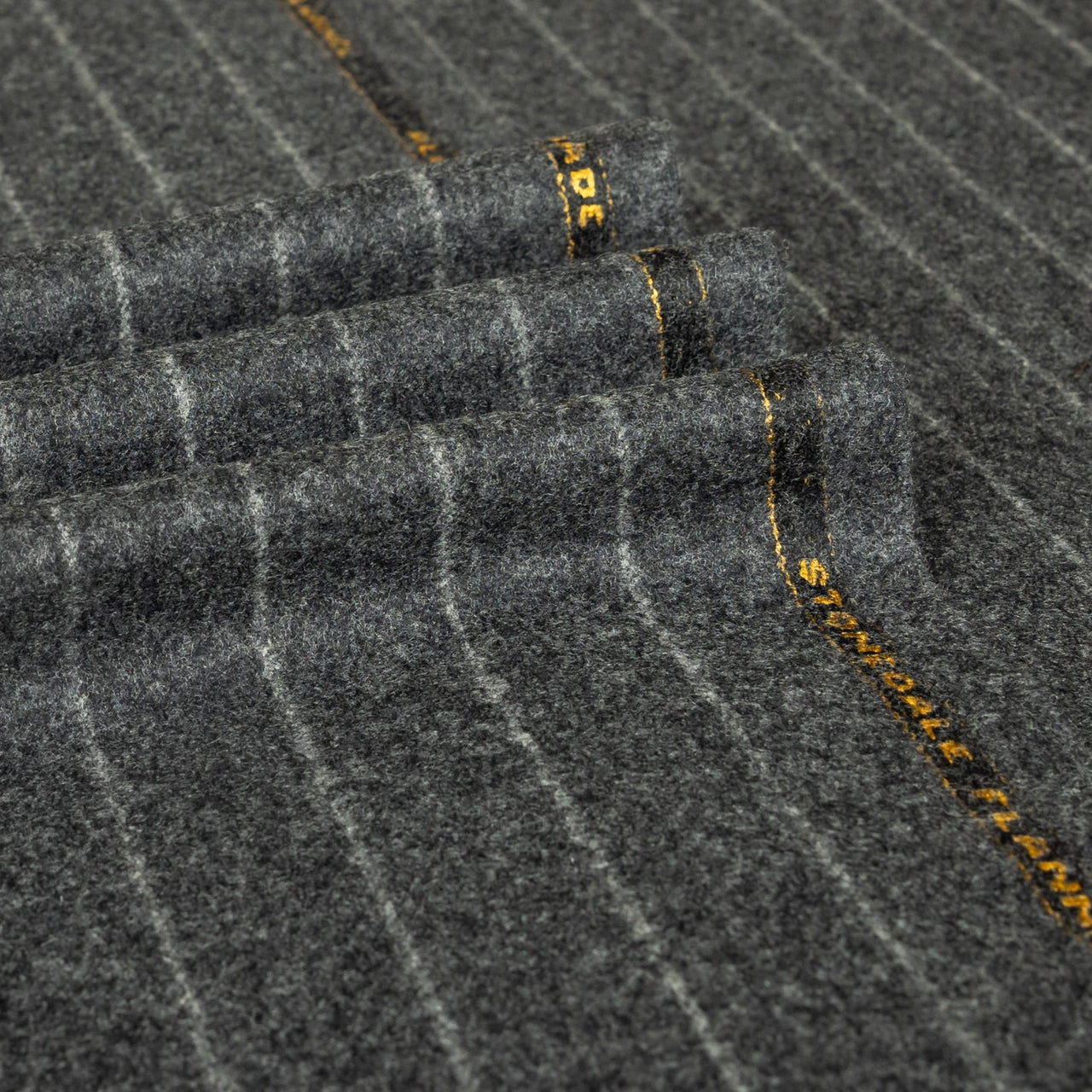Chalk Stripe 100% RWS Wool