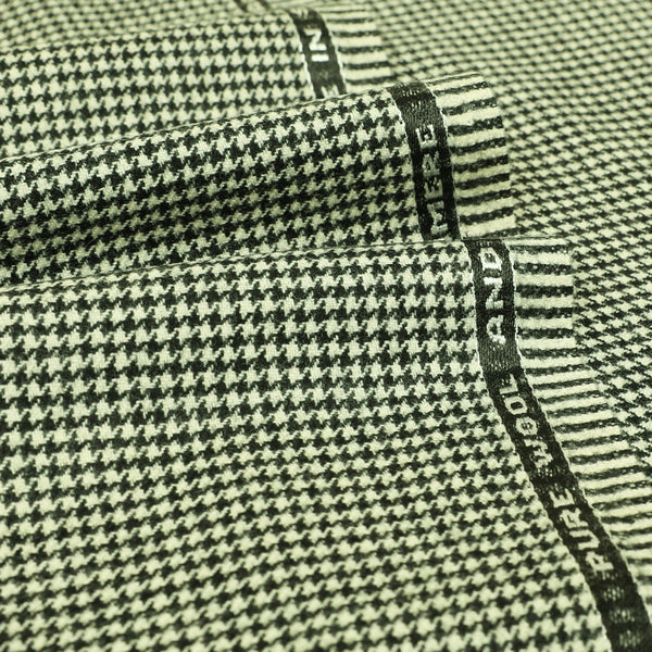 Houndstooth Lambswool Cashmere Jacketing