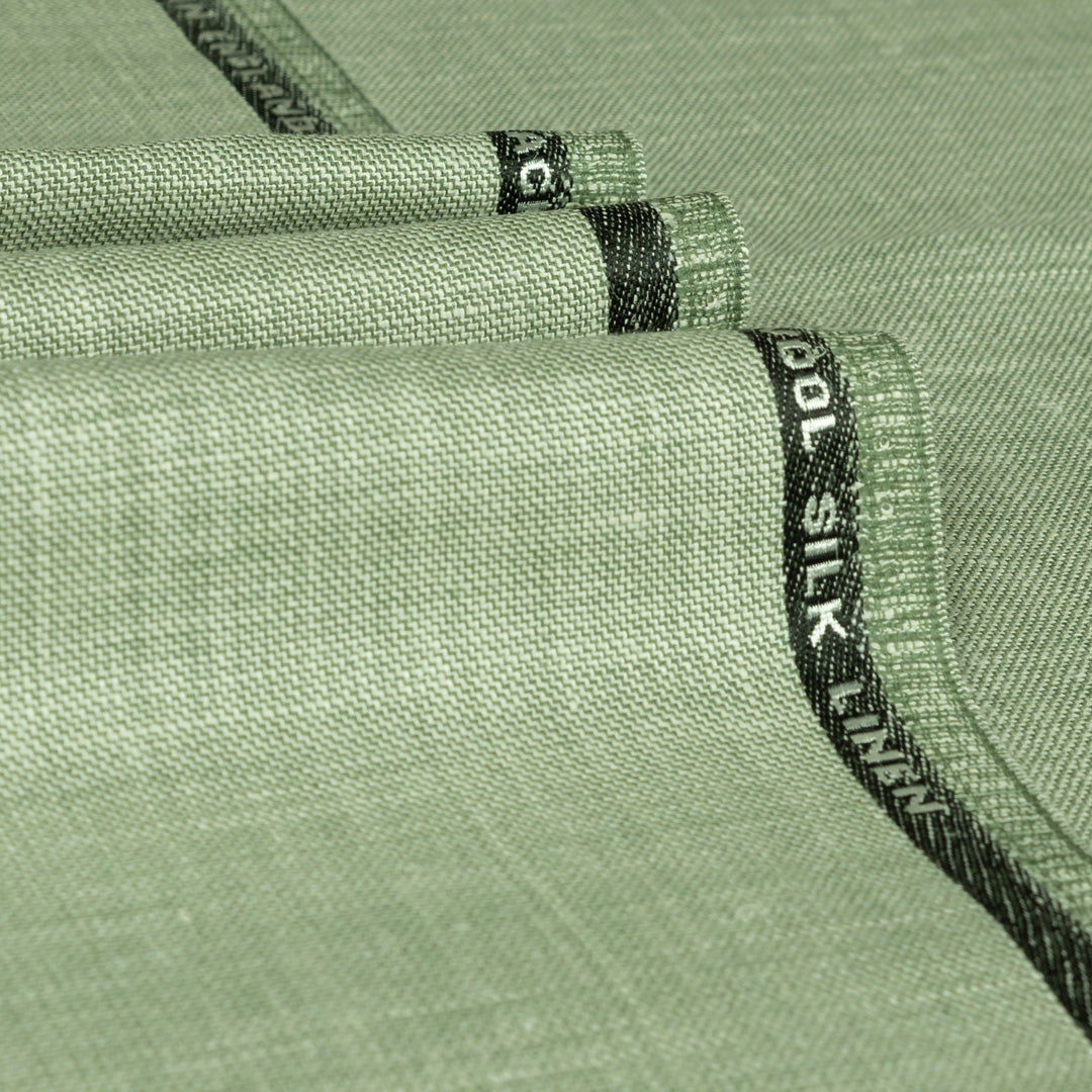 Sharkskin Wool Silk Linen Jacketing